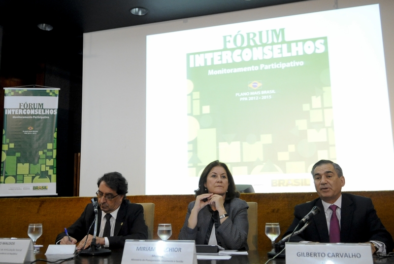 Fórum Interconselhos: monitoramento participativo do Plano Mais Brasil