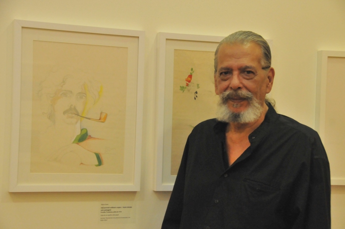 Alipio Freire ao lado de autorretrato: expressões artísticas da resistência