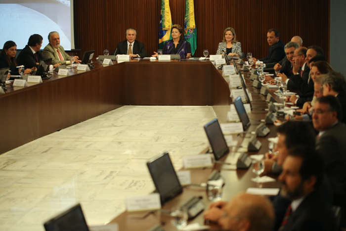 Presidenta Dilma Rousseff e os governadores